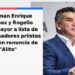 Se suman Enrique Martínez y Rogelio Montemayor a lista de exgobernadores priíistas que piden renuncia de «Alito»