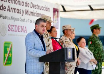 Atestigua Miguel Riquelme destrucción de armas y municiones