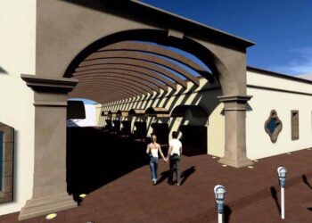 A 8 años de iniciado el proyecto; reanudan trabajos para terminar malla sombra pendiente en Mercado Zaragoza