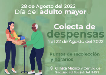 Organizan colecta de despensas en apoyo a los adultos mayores