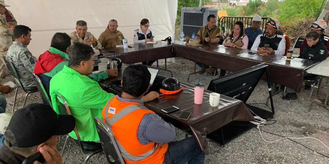 Se inyectará concreto para frenar flujo de agua en mina de Sabinas