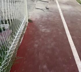Graves daños en pista y campo de la Macroplaza por meter juegos mecánicos