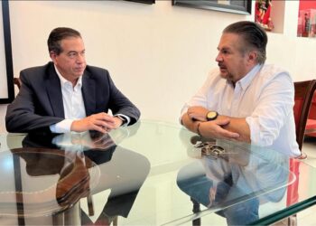Se reúnen Ricardo Mejía y Lenin Pérez,  trazan posible alianza para 2023