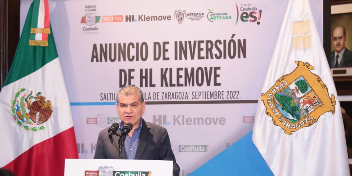 ANUNCIA MARS NUEVA INVERSIÓN EN COAHUILA DE HL KLEMOVE
