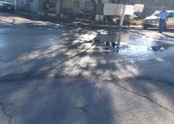Otro drenaje colapsado, ahora en la colonia Buena Vista Sur