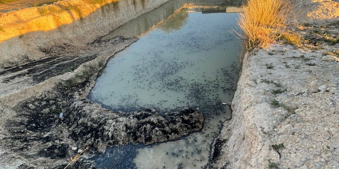 En medio de contingencia de dengue enorme fosa está expuesta en Unidad Deportiva
