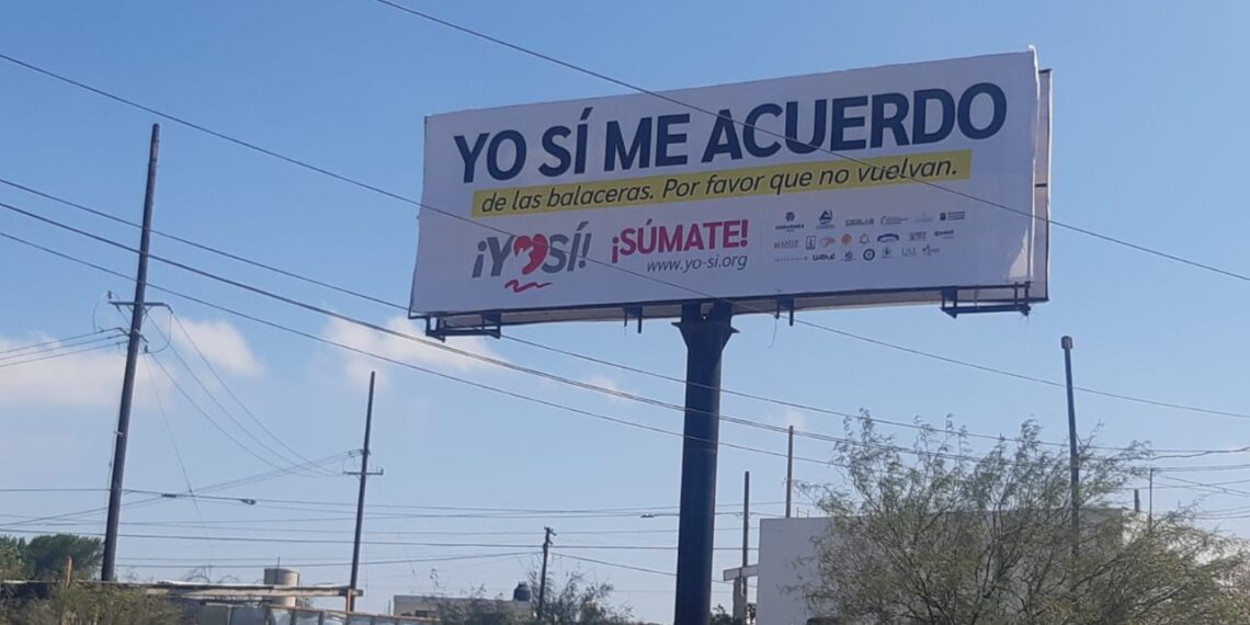 Inicia campaña de espectaculares «Yo si me acuerdo» en referencia a época de delincuencia organizada en Coahuila