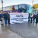 Salen obradoristas de Piedras Negras a marcha de la 4T en CDMX