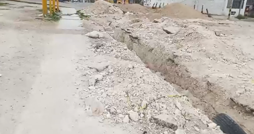 Sin avance introducción de tubería de SIMAS en colonia Año Dos Mil de Piedras Negras