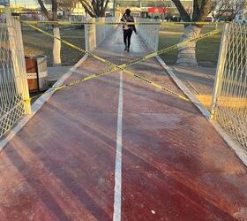 Otra vez cierran pista de tartán de Macroplaza tras millonaria rehabilitación con “parches”