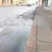 Drenaje colapsado a un lado de nuevo proyecto Calle 11