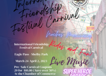 Próximo 24 de marzo inicia el Carnaval de la Amistad en Eagle Pass
