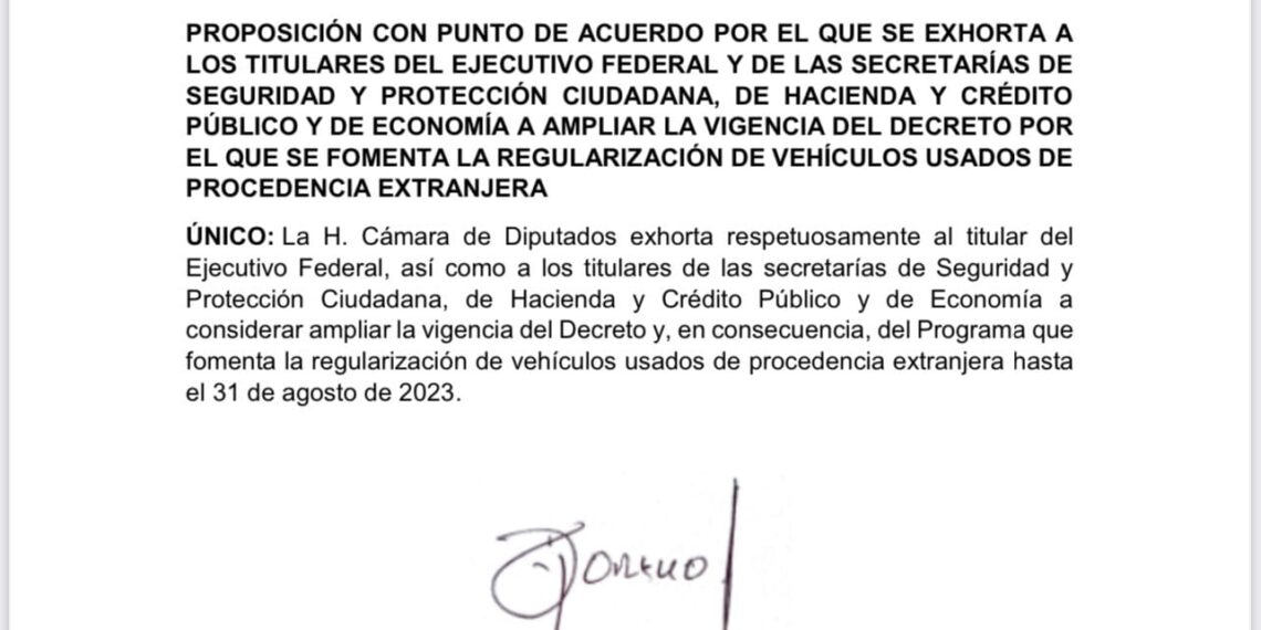 Diputado Brígido Moreno gestiona ampliación de plazo para regularizar autos «chocolate»