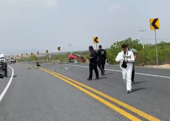 Otro accidente en carretera a Monclova, un muerto y 8 heridos