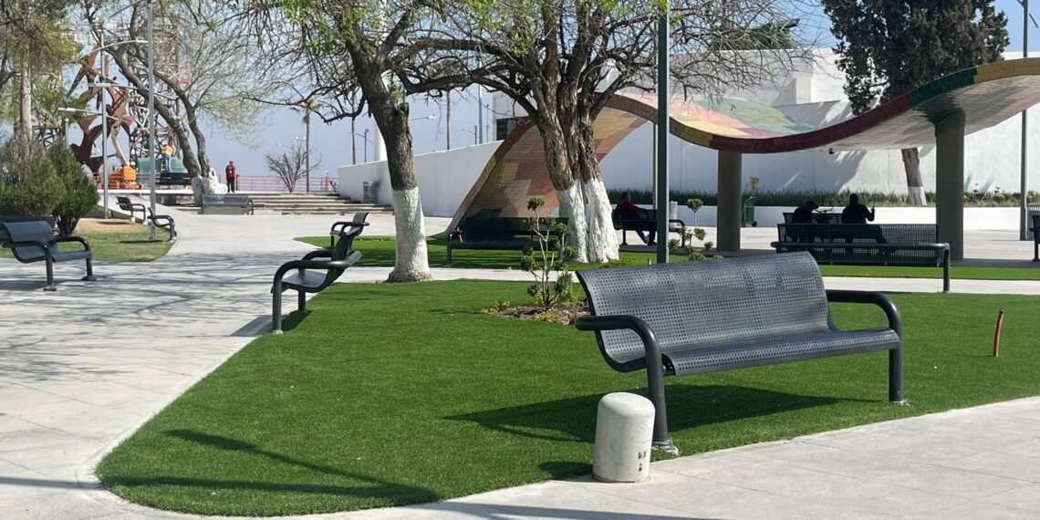 Adiós a las áreas verdes de la Gran Plaza; las rellenan de cemento