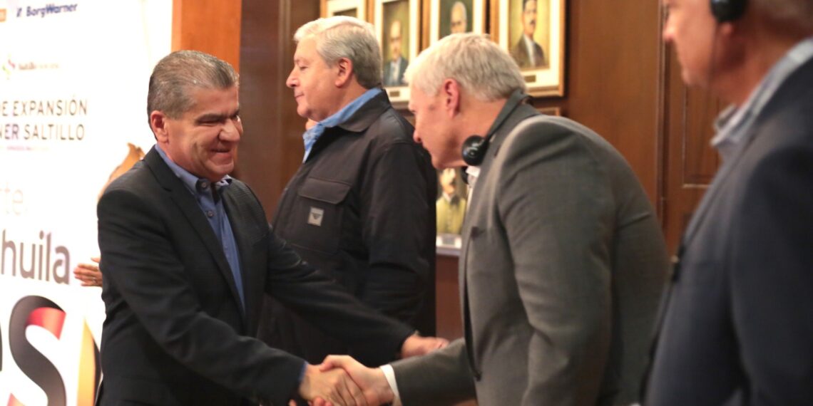 ANUNCIAN MIGUEL RIQUELME Y JOSÉ MARÍA FRAUSTRO EXPANSIÓN DE BORGWARNER-SALTILLO