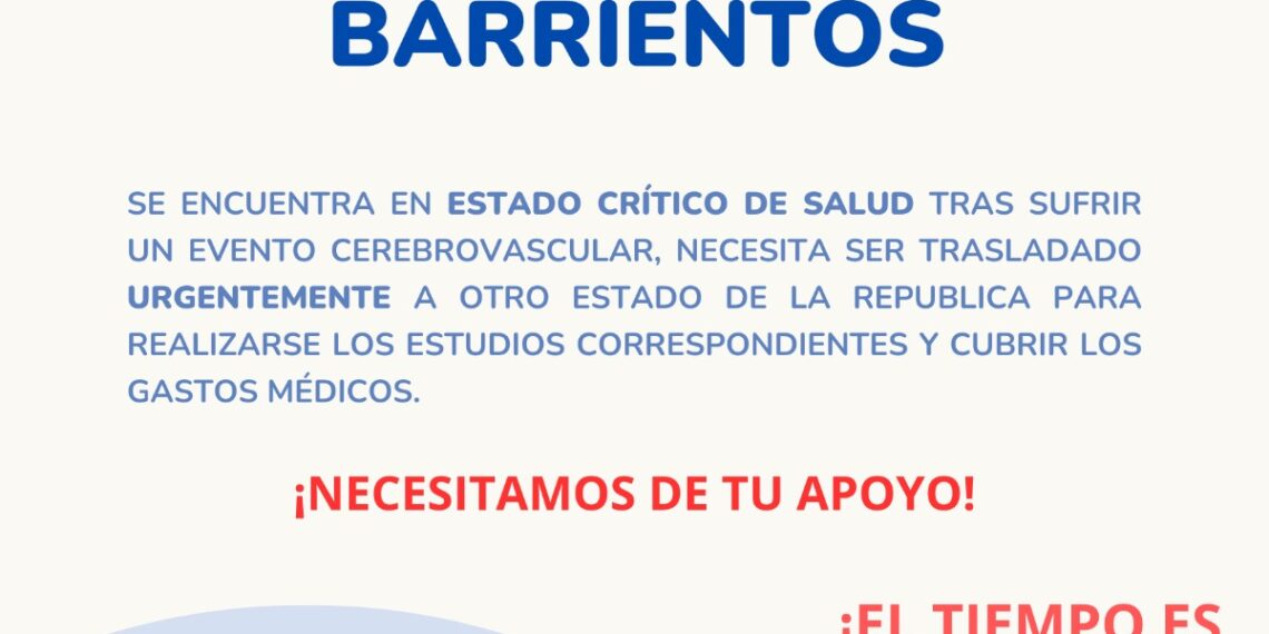 Solicitan apoyo para estudiante de medicina grave tras ataque cerebrovascular