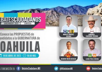 Este miércoles el segundo debate de candidatos a gobernador de Coahuila