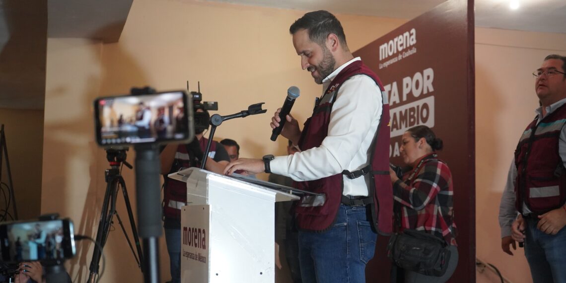 Involucran recursos públicos en campaña de Memo Ruiz ante ventaja de Jacobo con Morena
