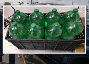 Incautan 530 mil dólares de metanfetamina en botellas de refresco en Puente 2 de Eagle Pass