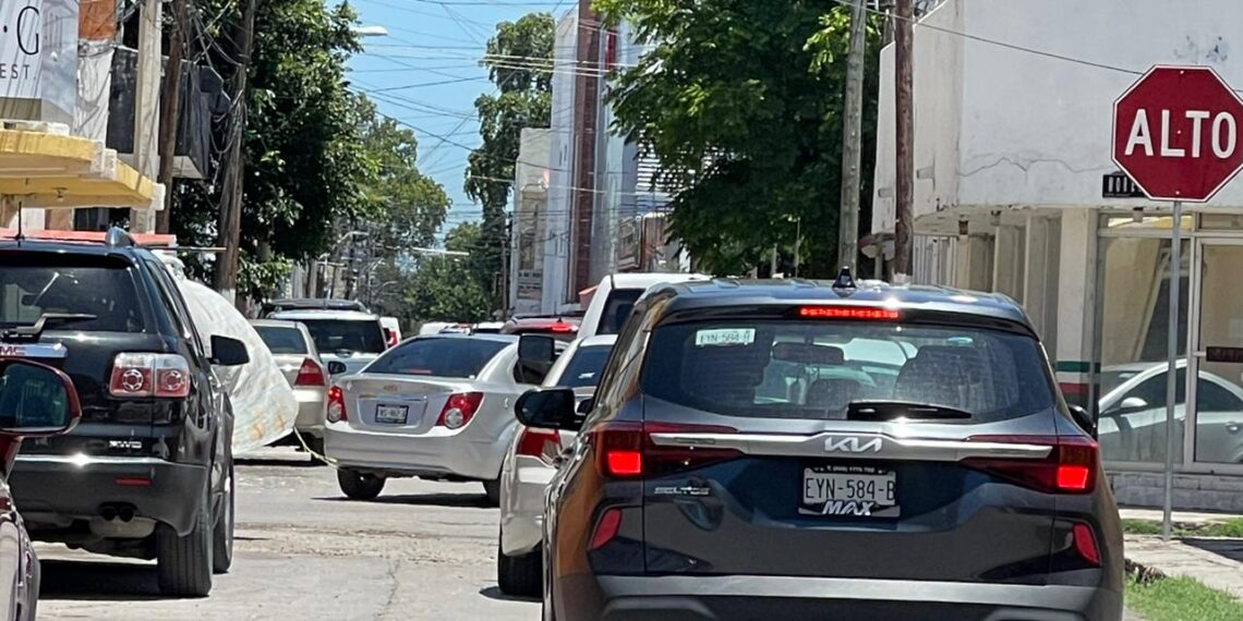 Crecen filas en Centro de PN al retirar semáforos de cruceros