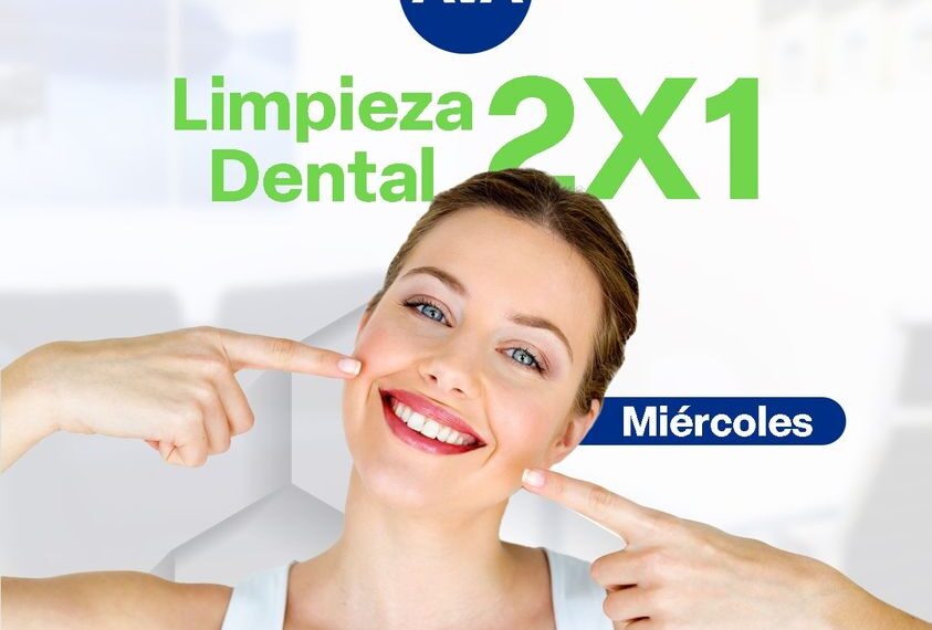 AVA Médica ofrece 2×1 en limpieza dental todos los miércoles