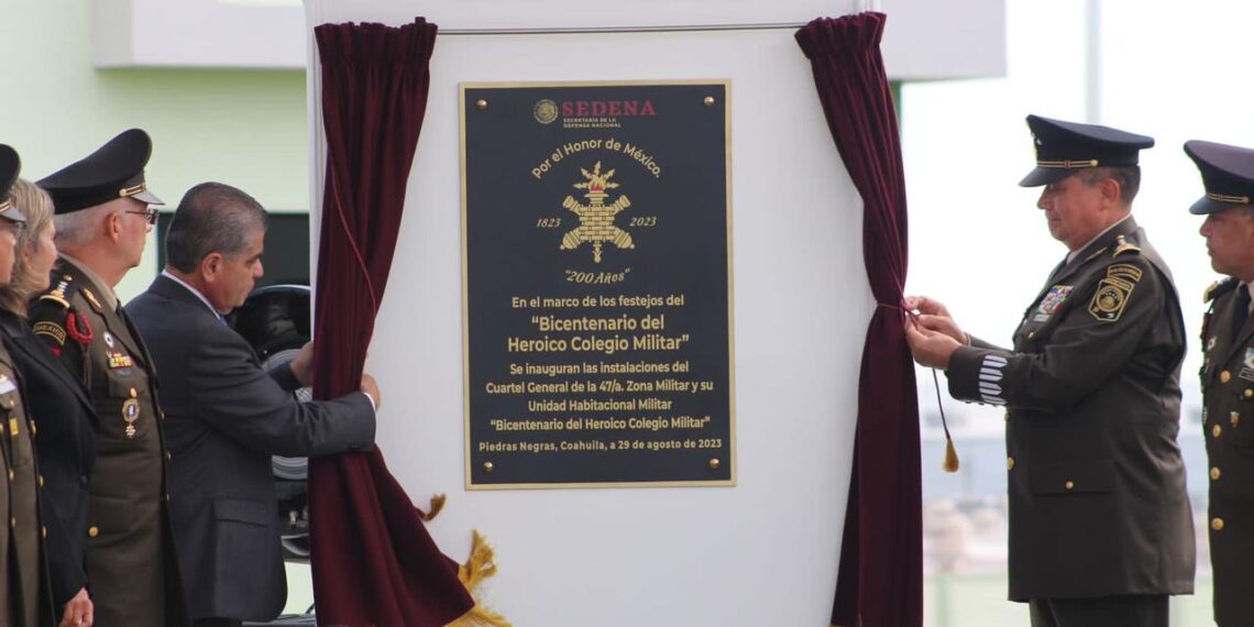 Gral Luis Crecencio Sandoval y MARS inauguran 47 Zona Militar en PN