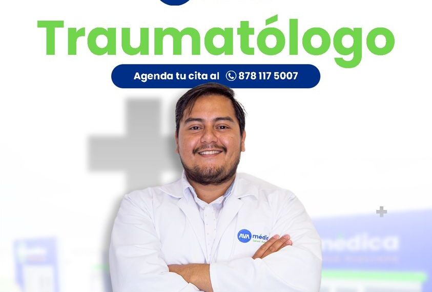Ahora en AVA Médica: atención de médico traumatólogo