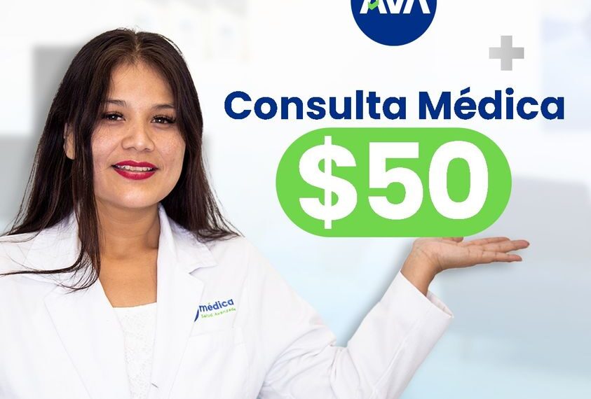 Atención con la más alta calidad por solo 50 pesos en AVA Médica