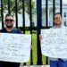 Residentes de Eagle Pass protestan en la Casa Blanca por imparable cruce de migrantes