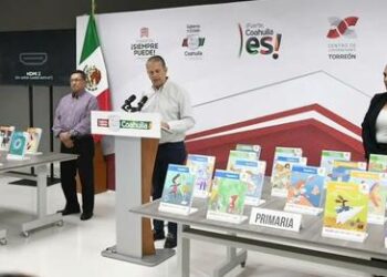 Llegan a PN libros de texto del Gobierno de Coahuila