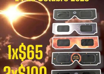 Ofertan en redes sociales lentes para observar el eclipse de este sábado 14 de octubre