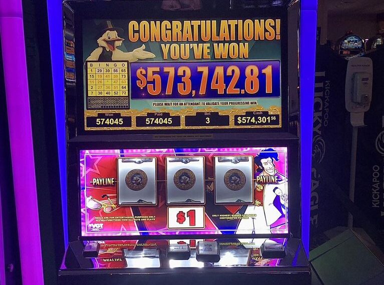 Residente de Eagle Pass gana más de medio millón de dólares en el Casino Kickapoo