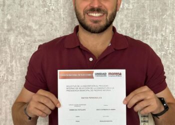 Se registra Jacobo para candidato de MORENA a alcalde de PN