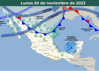Llega frente frío este lunes a Piedras Negras
