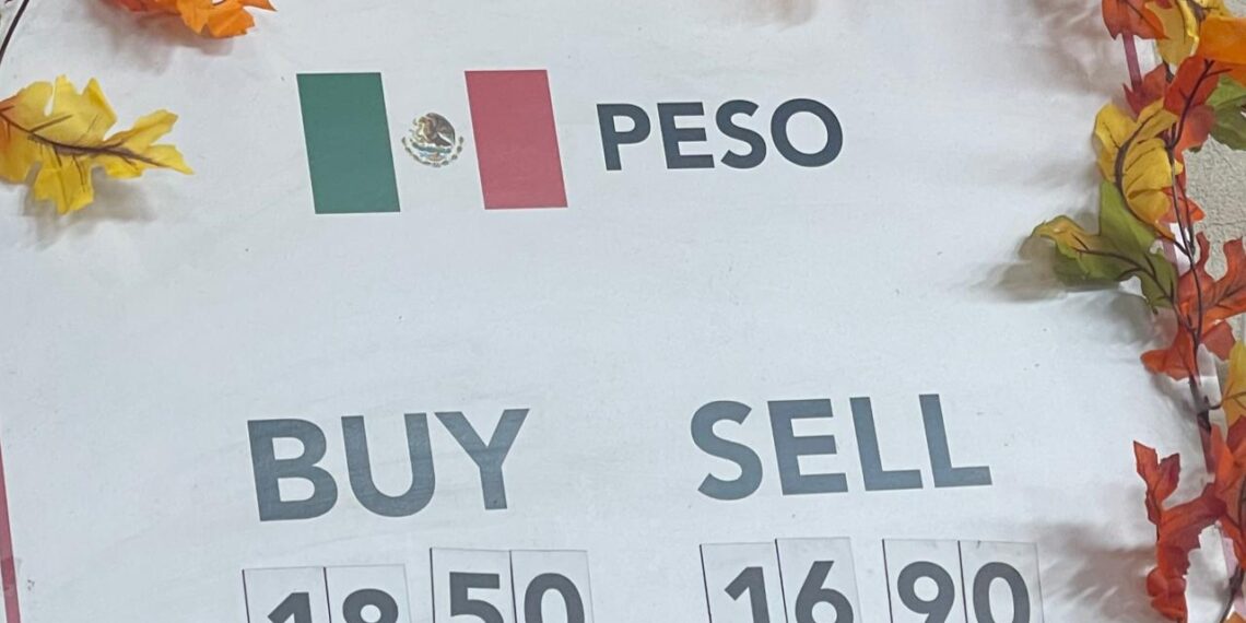 Vuelve a aumentar peso frente a dólar en recta final del año