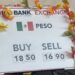 Vuelve a aumentar peso frente a dólar en recta final del año