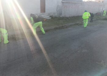 Polémica: trabajadores de Ecología mantienen jornada a la intemperie a -5 grados