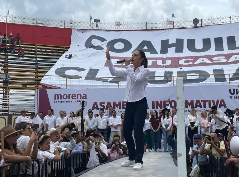 Esperan visita de Claudia Sheinbaum en Piedras Negras la próxima semana