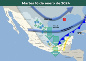 Espera Piedras Negras sensación térmica de -12 grados por onda gélida