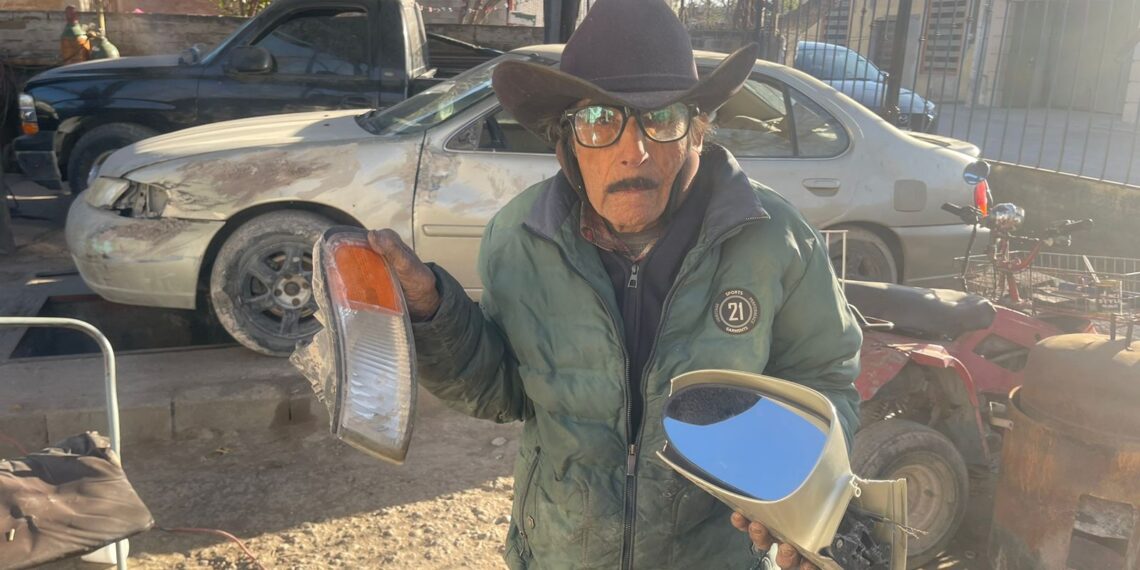 Adulto mayor que cayó en zanja de Mpio sin señalamientos asegura que no le han pagado daños