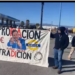 Obreros de AHMSA bloquean carretera 57 a la altura de gasolinera Monky’s
