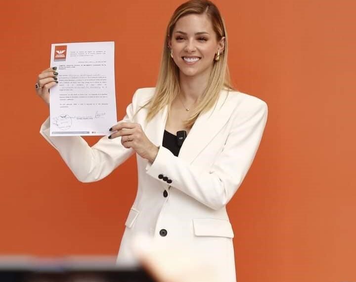 Mariana Rdz se registra como candidata a la alcaldía de Monterrey por MC