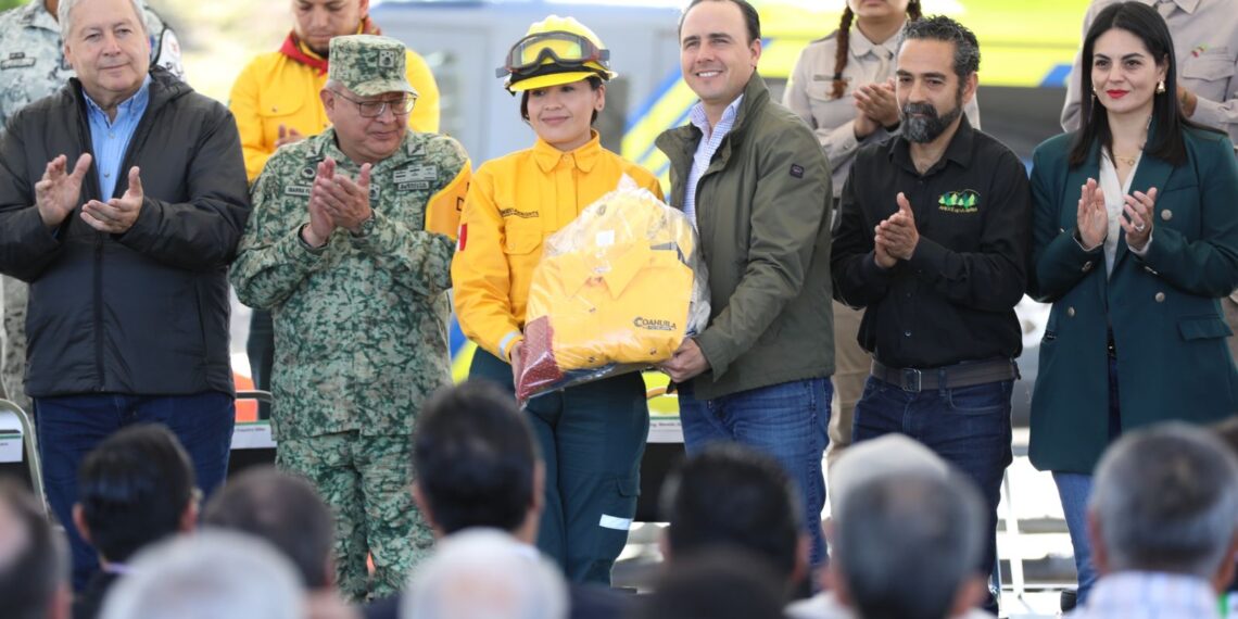 ARRANCA EN COAHUILA OPERATIVO DE COMBATE A INCENDIOS FORESTALES