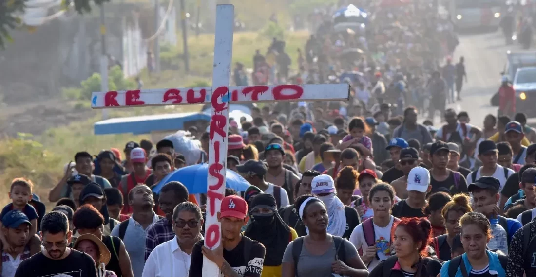 Sale de Chiapas “Viacrucis Migrante” rumbo a la frontera