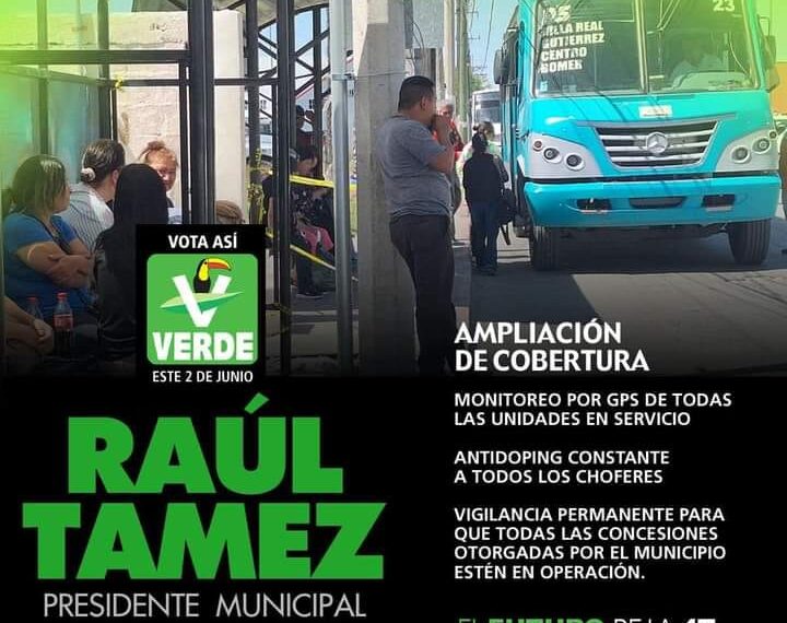 Promete Raúl Tamez depurar concesiones de camión urbano en PN