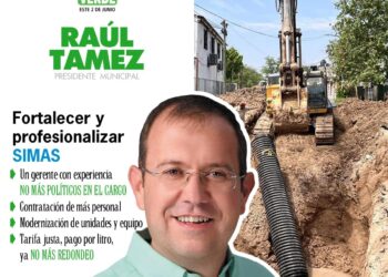 Ante crisis de drenaje, propone Raúl Tamez no más políticos y juniors en SIMAS