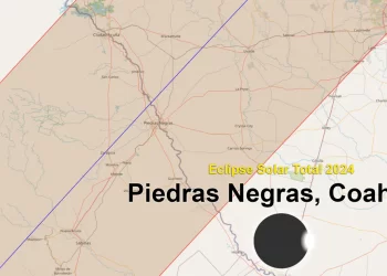 Eclipse total inicia en PN a las 12 con 10 mins hoy lunes