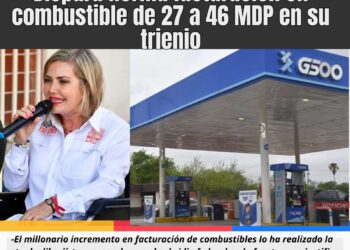 Dispara Norma facturación en combustible de 27 a 46 MDP durante su trienio
