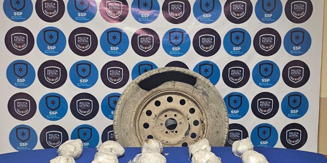 Policía Estatal de Coahuila decomisa 21 kgs de cristal en Acuña